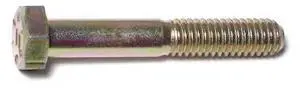 MIDWEST FASTENER 00681 Grade 8, 5/16"-18 Hex Head Cap Screw, Zinc Yellow Steel,