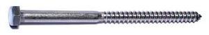 MIDWEST FASTENER 50648 Lag Screw, 3/8 in, 6 in, Stainless Steel, Hex Hex Drive,