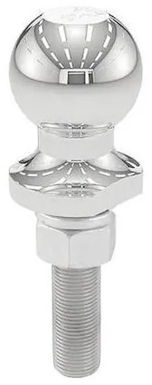 CURT 40016 Trailer Ball,3/4"x3" Shank,Chrm,1-7/8"