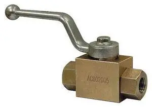 BUYERS PRODUCTS HBVS025 1/4 Inch NPTF 2-Port High Pressure Ball Valve
