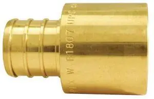 APOLLO APXFS3430JR 3/4 in. Brass PEX Barb x 3/4 in. Female Copper Sweat Adapter
