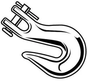 MIDWEST FASTENER 54668 1/2" Zinc Plated Steel Chain Clevis Slip Hooks