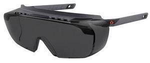 ERGODYNE OSMIN Safety Glasses, Smoke Matte Black Frame