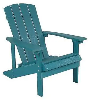 Flash Furniture Charlestown All-Weather Poly Resin Wood Adirondack Chair Sea Foam (JJC14501SFM)