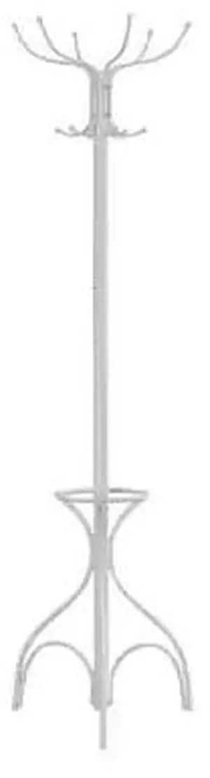 MONARCH SPECIALTIES I 2030 Coat Rack, Hall Tree, Free Standing, 12 Hooks,