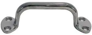 BUYERS PRODUCTS B2399B6C Chrome Plated Die Cast Steel Grab Handle - 5.94 Inch