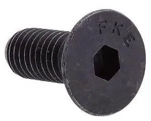 PRIME-LINE 9174398 3/8"-16 Socket Head Cap Screw, Flat, Black Oxide Alloy