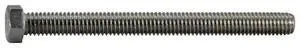 MIDWEST FASTENER 39007 18-8, 7/16"-14 Hex Head Tap Bolt, Plain Stainless Steel,
