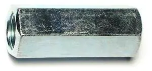MIDWEST FASTENER 76247 Coupling Nut, 5/8"-18, Steel, Grade 2, Zinc Plated,
