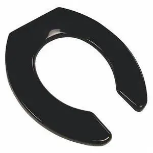 JONES STEPHENS C106SSCAM90 Deluxe Plstc Seat,Blk,Check Hinge,Elngtd Without