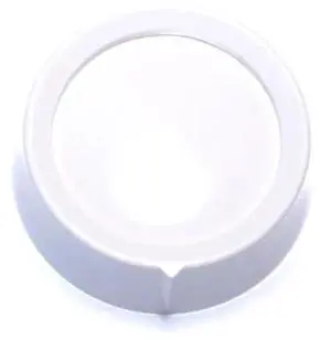 MIDWEST FASTENER 77986 White Plastic Rotary Dimmer Knobs 6PK
