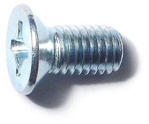 MIDWEST FASTENER 31261 M8-1.25 x 16 mm Phillips Flat Machine Screw, Zinc Plated