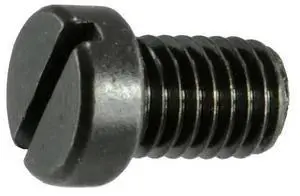 MIDWEST FASTENER 32921 #8-40 x 1/4 in Slotted Fillister Machine Screw, Black