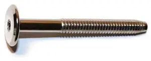 MIDWEST FASTENER 31585 Binding Screw, 20 (Coarse), Steel, Nickel, 10 PK