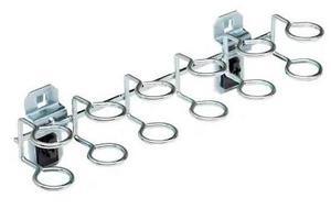 TRITON PRODUCTS 56666 9 In. W Steel Multi-Ring Tool Holder for LocBoard 2 Pack