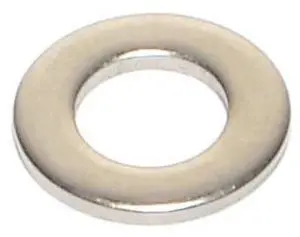 MIDWEST FASTENER 69585 Flat Washer, For Screw Size M8 ,18-8 Stainless Steel 50