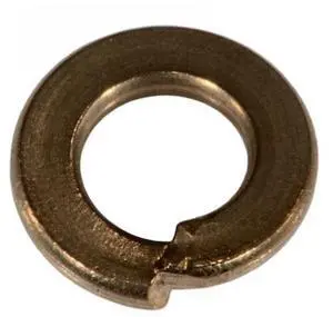 MIDWEST FASTENER 37405 Split Lock Washer, For Screw Size #14 Silicon Bronze,