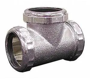 JONES STEPHENS C74105 Slip Joint,Tee,Cp,1/2" x 1/2" x 1/2"