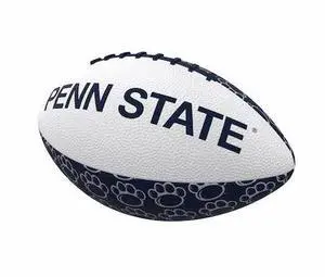 LOGO BRANDS 196-93MR-3 Penn State Repeating Mini-Size Rubber Football