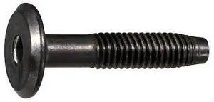 MIDWEST FASTENER 933665 Binding Screw, 1.00mm (Coarse), Steel, Black Oxide, 8 PK