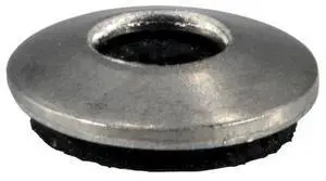 MIDWEST FASTENER 53788 Sealing Washer, Fits Bolt Size #6 18-8 Stainless Steel,