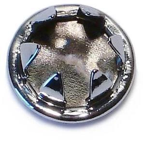 MIDWEST FASTENER 79901 1/2" Chrome Plated Steel Hole Plugs 10PK