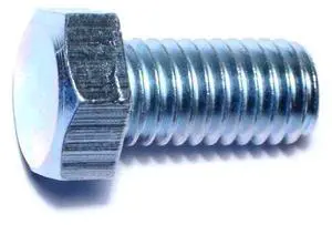 MIDWEST FASTENER 50825 Grade 2, 1/2"-13 Hex Head Cap Screw, Zinc Plated Steel,