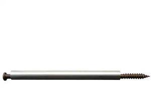 MIDWEST FASTENER 34644 Sheet Metal Screw, 1/4" x 8 in, Brown Steel Torx Drive,