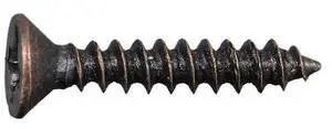 MIDWEST FASTENER 930983 Wood Screw, #5, 3/4 in, Bronze Steel Flat Head Phillips