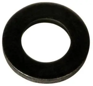 MIDWEST FASTENER 932401 Flat Washer, For Screw Size M6 ,Steel Plain Finish, 50