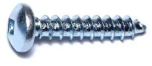 MIDWEST FASTENER 08725 Sheet Metal Screw, #10 x 1 in, Zinc Plated Steel Pan