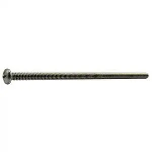 MIDWEST FASTENER 37746 1/4"-20 x 6 in Phillips Pan Machine Screw, Plain 18-8