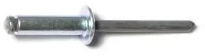 MIDWEST FASTENER 51094 Blind Rivet, Dome Head, 3/16 in Dia., 1/2 in L, Steel