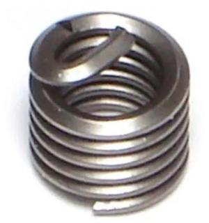 MIDWEST FASTENER 76802 Helical Insert, 1/4"-20 Thrd Sz, Steel, 15 PK