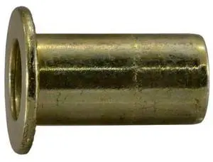 MIDWEST FASTENER 39795 Blind Nut Insert, M8-1.25 Thrd Sz, Steel, Zinc Yellow, 6