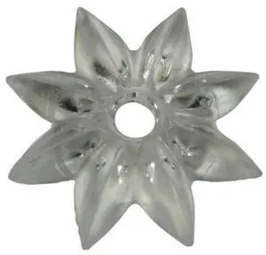 MIDWEST FASTENER 66184 1" Clear Plastic Rosette Mirror Hardware 15PK