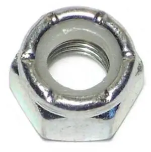 MIDWEST FASTENER 03662 Nylon Insert Lock Nut, 5/16"-24, Steel, Grade 2, Zinc