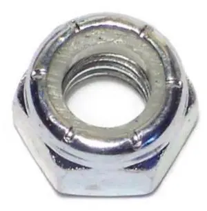 MIDWEST FASTENER 03650 Nylon Insert Lock Nut, 5/16"-18, Steel, Grade 2, Zinc
