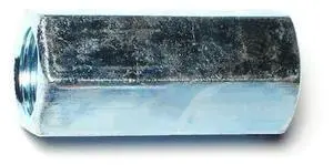 MIDWEST FASTENER 76248 Coupling Nut, 3/4"-16, Steel, Grade 2, Zinc Plated,