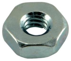 MIDWEST FASTENER 62148 Machine Screw Nut, #4-40, Steel, Grade 2, Zinc Plated,
