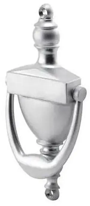PRIME-LINE U 10366 Deluxe Door Knocker, Satin Nickel US15 Single Pack PRIME-LINE U 10366 Deluxe Door Knocker, Satin Nickel US15 Single Pack