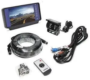 REAR VIEW SAFETY/RVS SYSTEMS RVS-770619-NM Rear View Camera System,CCD,130 deg.