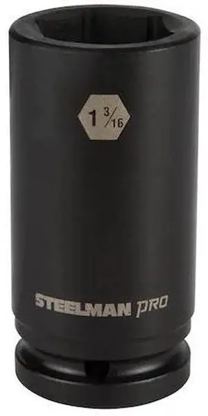 STEELMAN 79286 3/4" Drive x 1-3/16" 6-Point Deep Impact Socket
