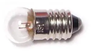MIDWEST FASTENER 65725 #131 Clear Glass Miniature Light Bulbs 5PK