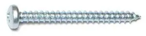 MIDWEST FASTENER 03253 Sheet Metal Screw, #10 x 2 in, Zinc Plated Steel Pan