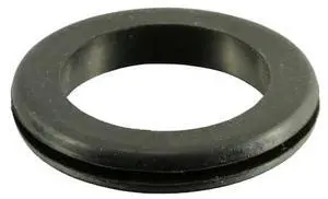 MIDWEST FASTENER 64375 1-3/16" x 1-11/16" x 1/4" x 1/16" Black Rubber Grommets