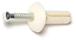 MIDWEST FASTENER 04076 Screw Anchor, 3/4" L, Nylon, 100 PK