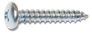 MIDWEST FASTENER 03266 Sheet Metal Screw, #14 x 1-1/2 in, Zinc Plated Steel Pan