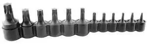 K-TOOL INTERNATIONAL KTI-22601 Internal Torx Socket Set,12 pcs.