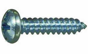 MIDWEST FASTENER 03200 Sheet Metal Screw, #12 x 1 in, Zinc Plated Steel Pan